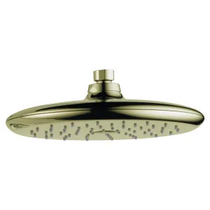 Delta RP52382PB Delta Universal Showering Single-Setting Raincan Shower Head with Touch-Clean Nozzles, Round, 2.5 GPM, Brilliance Polished Brass - RP52382PB