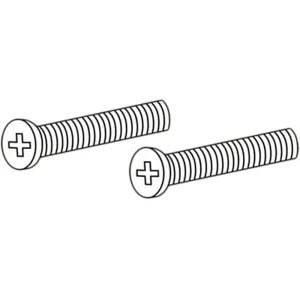 Delta RP6404 Delta RP6404 Delta Overflow Plate Screws (Chrome)