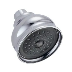 Delta RP43164 Delta Fundamentals Single-Setting Shower Head with Touch-Clean Holes, Round, 1.75 GPM, Chrome - RP43164