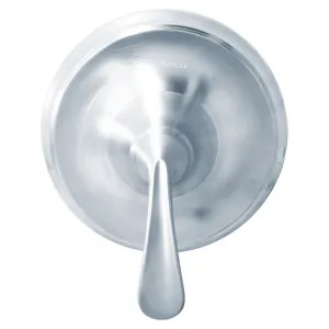 Kohler TS10277-4-CP Kohler Forte Sculpted Rite-Temp Valve Trim, Lever Handle, Polished Chrome - K-TS10277-4-CP