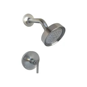 Kohler TS14422-4-BN KOHLER K-TS14422-4-BN Purist Rite-Temp Shower Trim with Lever Handle and 2.5 gpm Showerhead, Brushed Nickel