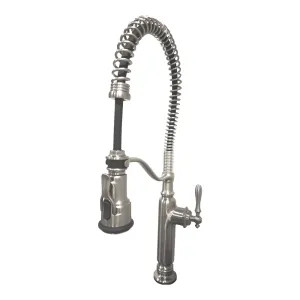 Kohler 77515-VS Kohler Tournant Semi-Professional Pull-Down Kitchen Sink Faucet, Three-Function, MasterClean, DockNetik, 1.5 GPM, Vibrant Stainless - K-77515-VS