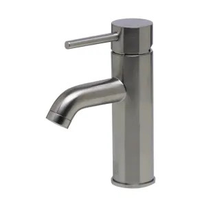 Alfi AB1433-BN Alfi 7” Single-Lever Deck Mount Bathroom Sink Faucet, 1.5 GPM, Brushed Nickel - AB1433-BN
