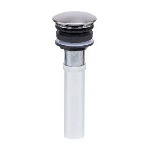 Alfi AB9055-BN ALFI AB9055-BN Bathroom Sink Pop-Up Without Overflow Drain - Brushed Nickel