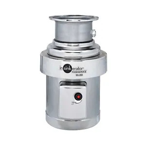   InSinkErator 13663D SS200-31 1-Phase Short Commercial Garbage Disposal - 2 HP
