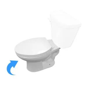 ProStock PSBE100 ProStock Elongated Toilet Bowl Only, White, PSBE100