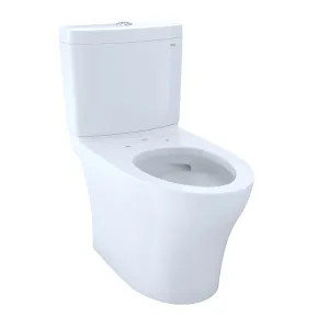 Toto CST446CEMG#01 TOTO CST446CEMG#01 Aquia IV Two-Piece Toilet, Elongated, Dual Flush (1.28 and 0.8 gpf), Cotton White