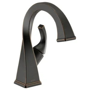 Brizo 65030LF-RB Brizo Virage One-Handle Deck-Mount Venetian Bronze Bathroom Faucet, Laminar Flow, Less Drain, Single-Hole, 1.5 GPM - 65030LF-RB