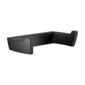 Brizo 693588-BL Brizo Vettis Double Robe Hook, Matte Black - 693588-BL