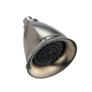 Brizo RP42431BN Brizo Essential 5in Wall-Mount Shower Head, Multi-Function, H2Okinetic, Classic, Round, 1.75 GPM, Touch-Clean, WaterSense, Brushed Nickel - RP42431BN