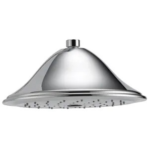 Brizo RP52090PC-2.5 Brizo Traditional 9in Single-Function Raincan Shower Head with Touch-Clean Nozzles, Round, 2.5 GPM, Polished Chrome - RP52090PC-2.5