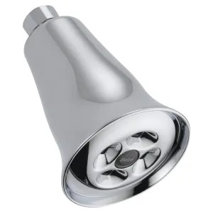 Delta RP46384 Delta H2Okinetic Technology 1.5 GPM Single-Spray Setting Showerhead with Touch-Clean, Full Spray Function, 3-1/4in Diameter, Chrome- RP46384