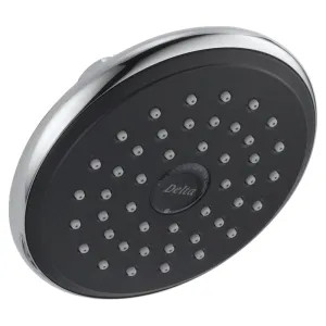 Delta RP51305 Delta Universal Showering Single-Setting Raincan Shower Head with Touch-Clean Nozzles, Round, 2.5 GPM, Chrome - RP51305