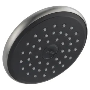 Delta RP51305SS Delta Universal Showering Single-Setting Raincan Shower Head with Touch-Clean Nozzles, Round, 2.5 GPM, Brilliance Stainless - RP51305SS