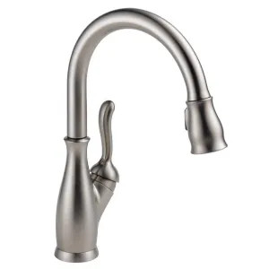 Delta 9178-SP-DST Delta Leland Pull-Down Kitchen Faucet, Single Handle, Shieldspray, MagnaTite, Touch-Clean, 1.8 GPM, Spotshield Stainless - 9178-SP-DST