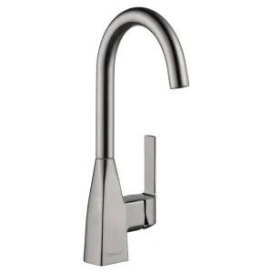 Peerless P1819LF-SS Peerless Xander Stainless Single-Handle Bar Faucet with Swivel Spout, ADA Lever Handle, 1.5 GPM - P1819LF-SS