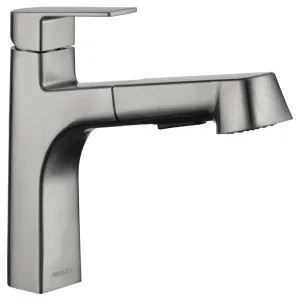 Peerless P6919LF-SS Peerless Xander Stainless Two-Function Pull-Out Kitchen Faucet with Rotating Spout, 1.5 GPM - P6919LF-SS