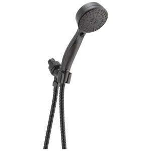 Delta 54424-RB18-PK Delta 3in 9-Setting ActivTouch Hand Shower with Stretchable Metal Hose and Adjustable Shower Mount, 1.75 GPM, Touch-Clean, Venetian Bronze - 54424-RB18-PK