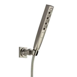 Delta 55140-SS Delta Universal Showering H2OKinetic Four-Setting Wall Mount Hand Shower, 1.75 GPM, Stainless - 55140-SS