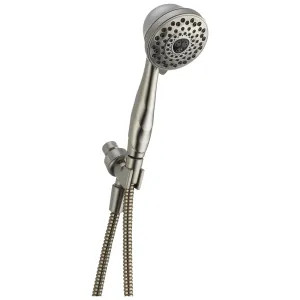 Delta 59346-SS-PK Delta Premium 1.75 GPM 7-Setting Wall-Mount Handheld Shower with Touch-Clean Nozzles, WaterSense, Stainless - 59346-SS-PK