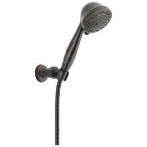 Delta 59716-RB Delta Premium Seven-Setting ADA Touch-Clean Wall Mount Hand Shower with 60in to 82in Stretchable Metal Hose, 1.75 GPM, Venetian Bronze - 59716-RB