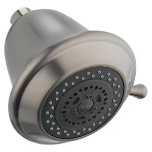 Delta RP43381SS Delta Universal Showering Premium 3-Setting Shower Head with Touch-Clean Holes, WaterSense, 1.75 GPM, Brilliance Stainless - RP43381SS