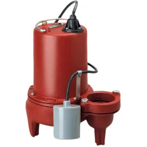 Liberty LEH104M3-2 Liberty Sewage Pump, 440-480 Volts, 1 HP, 25 ft. Cord Length, 3-inch FNPT Discharge - LEH104M3-2