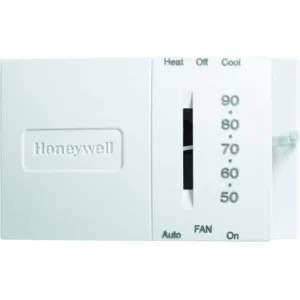 Honeywell T8034N1007 Honeywell 1 Heat/1 Cool Stage, 24 Volts, Non-Programmable Thermostat For Single Stage Low Voltage Systems - T8034N1007
