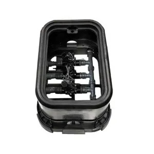 Commodity  3-Valve Sprinkler Manifold Setup with Box and Base - Rain Bird 1