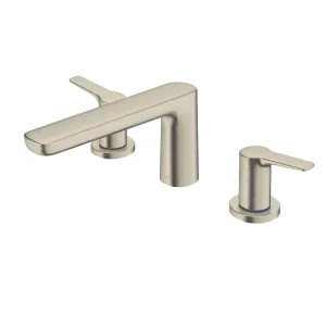 Toto TBG03201U#BN TOTO GS Two-Handle Three-Hole Roman Tub Faucet Trim, Angular Spout, Lever Handles, ADA, Brass, Brushed Nickel - TBG03201U#BN