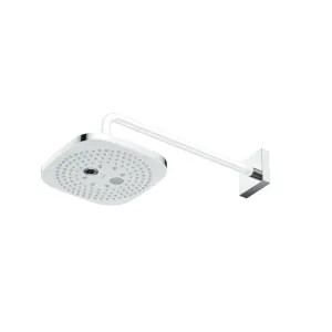 Toto TBW02004U4#CP TOTO Square Dual-Mode Shower Head with Matching Escutcheon, Rubber Nozzles, 1.75 GPM, Polished Chrome - TBW02004U4#CP