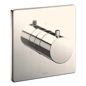 Toto TBV02104U#BN TOTO 3-Way Diverter Valve Trim, Square, Brushed Nickel - TBV02104U#BN