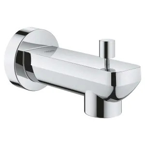 Grohe 13382001 Grohe Lineare Diverter Tub Spout, Starlight Chrome Finish, 4-7/16in Spout Reach, Wall-Mounted Installation, 5/8in Slip Fit Connection - 13382001