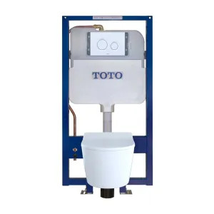 Toto CWT447247CMFG#WH TOTO CWT447247CMFG#WH RP Wall-Hung Toilet w/ In-Wall Tank System - White