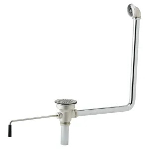 Elkay LK87RT Elkay LK87RT Waste Fitting with Overflow, Polished Stainless Steel