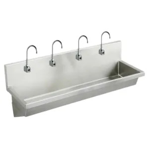 Elkay EWMA9620SACC Elkay EWMA9620SACC Four Station Wash Sink Package