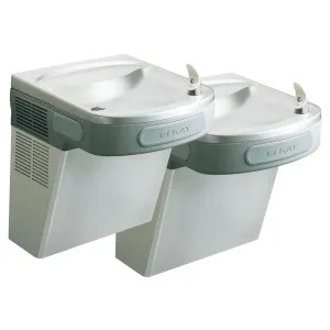 Elkay LZSTLDDSC Elkay LZSTLDDSC Stainless Non-Refrigerated Bi-Level Wall-Mounted Cooler