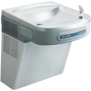 Elkay EZOVR8S Elkay EZOVR8S Wall-Mounted Hands-Free Water Cooler - 8 GPH, Vandal Resistant, Non-Filtered, 115v, Stainless