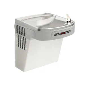 Elkay EZO8S Elkay EZO8S Wall-Mounted Hands-Free Water Cooler - 8 GPH, Non-Filtered, 115v, Stainless