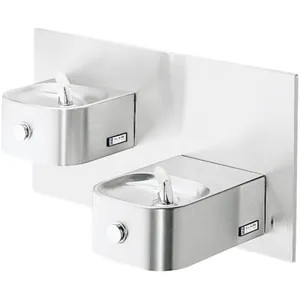 Elkay EDFP217RAC Elkay EDFP217RAC  Soft Sides Two-Level Wall-Mounted Drinking Fountain