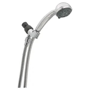 Peerless 76306C Peerless 1.75 GPM 3-Spray Setting Hand Shower, Touch-Clean Spray Nozzles, WaterSense, 8-7/16in-Length, 2-15/16-Diameter, Chrome - 76306C