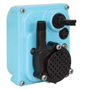Little Giant 521204 Little Giant Oil-Filled Small Submersible Fountain Pump, 170 GPH, 115 Volts, 6 ft. Cord Length, 1/4-inch MNPT Discharge - 1-MA 521204