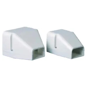 Little Giant 599600335 Little Giant 599600335 D3-EW Duct End- White