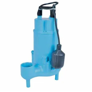 Little Giant 620236 Little Giant WSV52 Series Submersible Sewage Pump, 1/2 HP, 115 V, Cast Iron, Piggyback Float Switch, Adjustable, 2