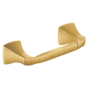 Moen YB5108BG Moen Voss Pivoting Toilet Paper Holder, Brushed Gold - YB5108BG