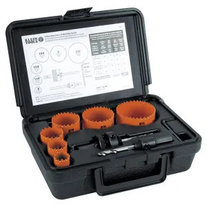 Klein 31902 KLEIN 31902 8 PIECE BI-METAL HOLE SAW KIT