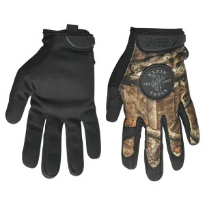 Klein 40210 KLEIN 40210 JOURNEYMAN CAMOUFLAGE GLOVES, SIZE XL