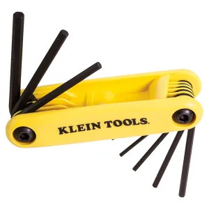 Klein 70575 KLEIN 70575 GRIP-IT NINE KEY HEX SET SQUARE CUT