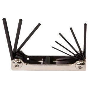 Klein 70581 KLEIN 70581 EIGHT-KEY INCH FOLDING HEX KEY SET