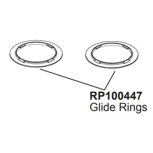 Brizo RP100447 Brizo RP100447 Levoir Glide Rings for T70498 Bathroom Sink Faucet